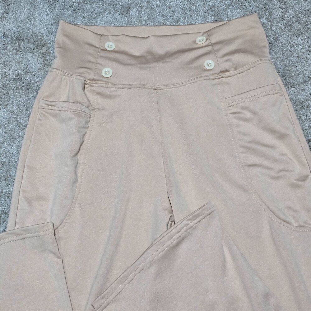2 Pair Light Weight Pants - Blue and Tan - Medium - Picture 5 of 8